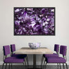 Purple Amethyst Geode Wall Art