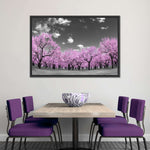 Pop Pink Forest Wall Art