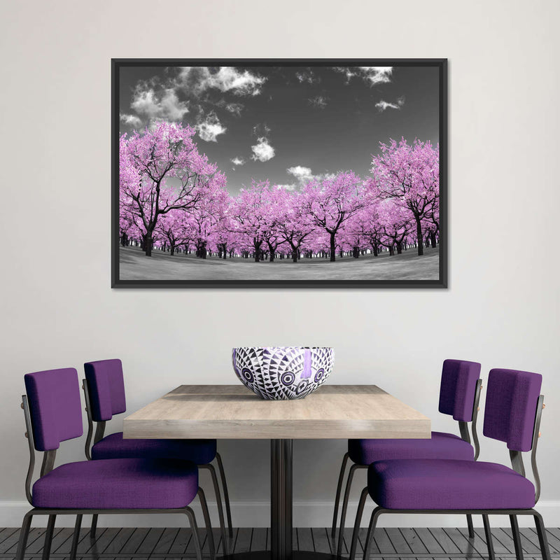 Pop Pink Forest Wall Art