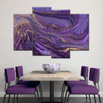 Purple Abstract Wall Art