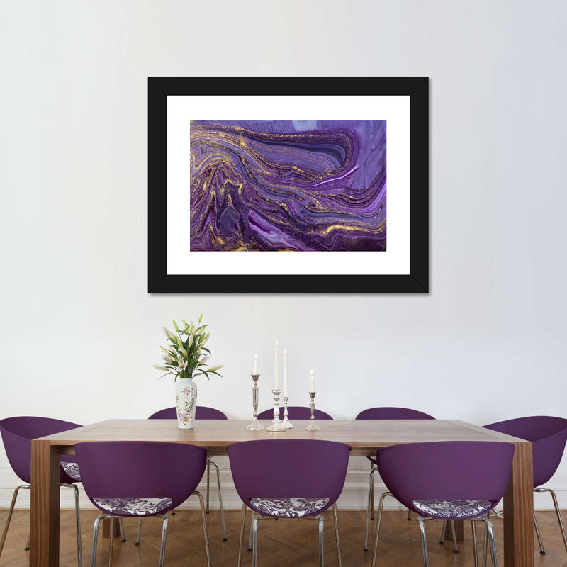 Purple Abstract Wall Art
