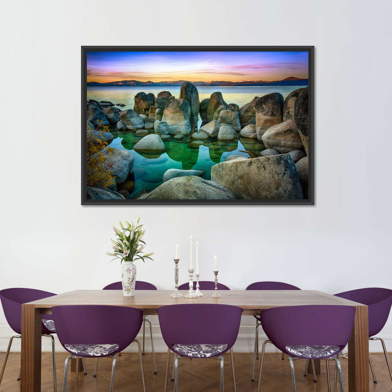 Rocks At Lake Tahoe Wall Art