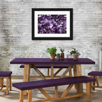 Purple Amethyst Geode Wall Art
