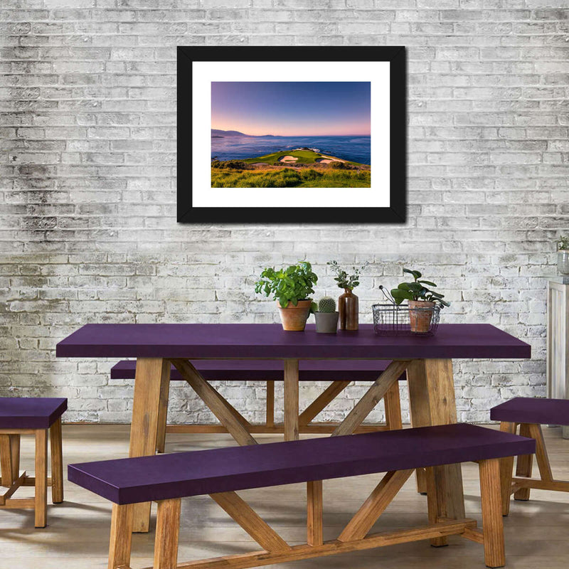 Pebble Beach Blue Sky Wall Art