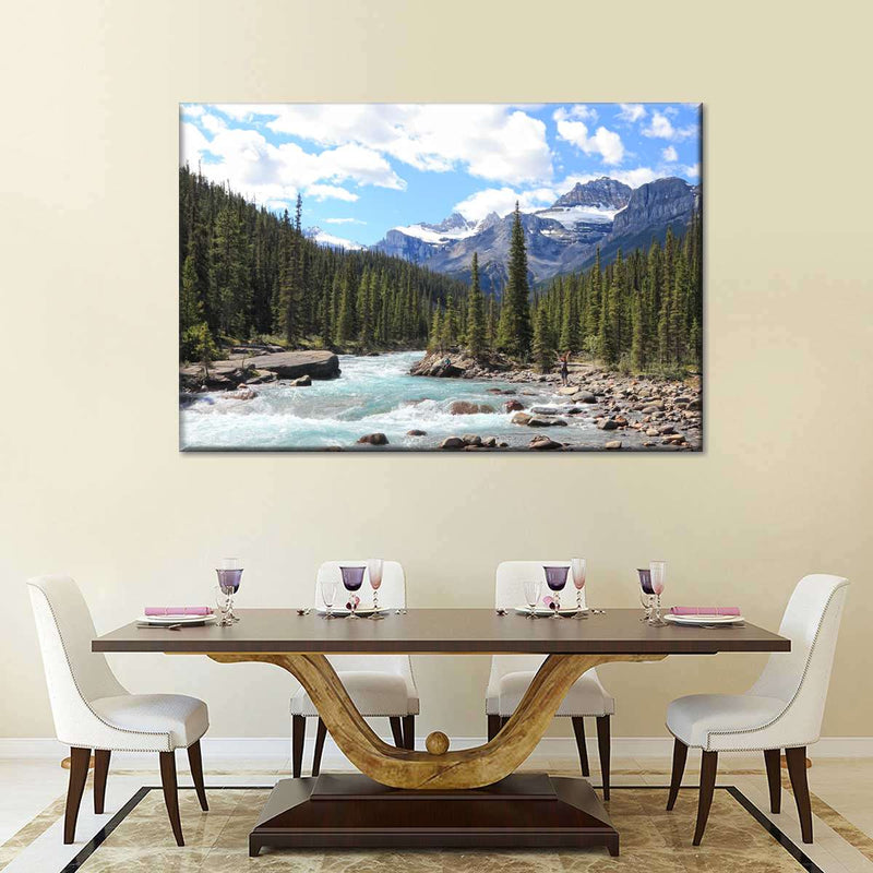Rocky Mountains River Wall Art