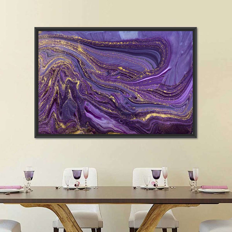 Purple Abstract Wall Art