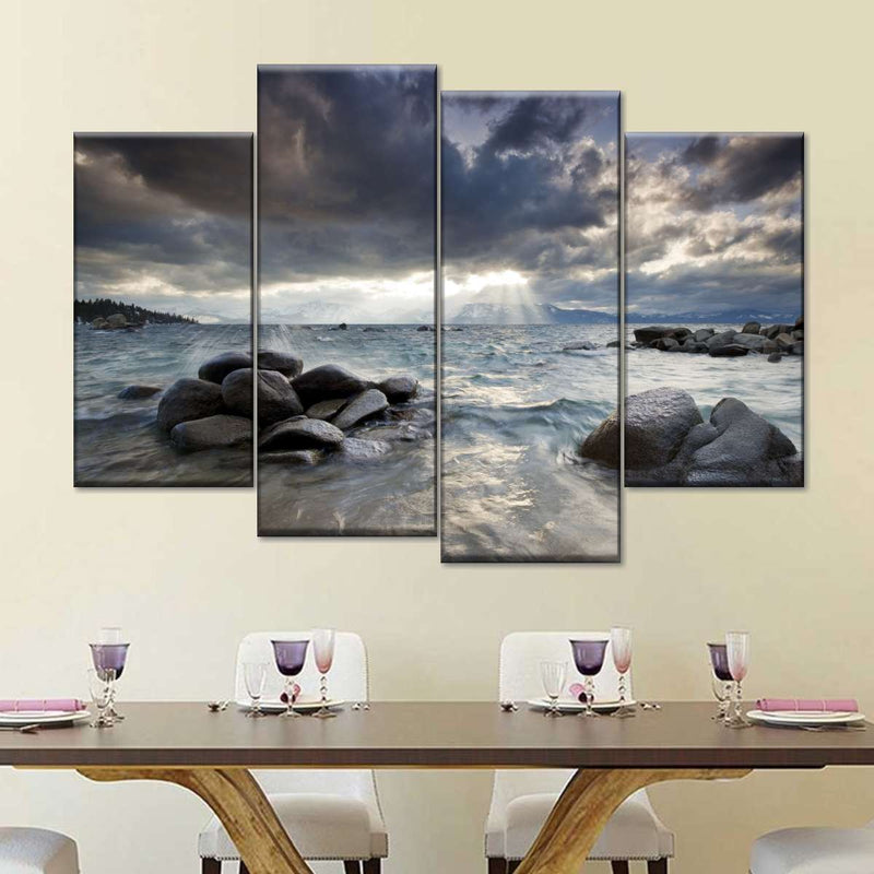 Sunlit Lake Tahoe Wall Art
