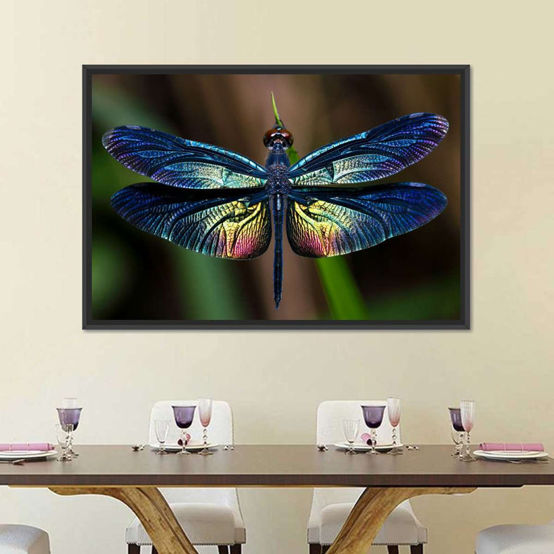 Prismatic Dragonfly Wall Art