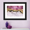 Pink And Gold Abstract Wall Art
