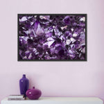 Purple Amethyst Geode Wall Art