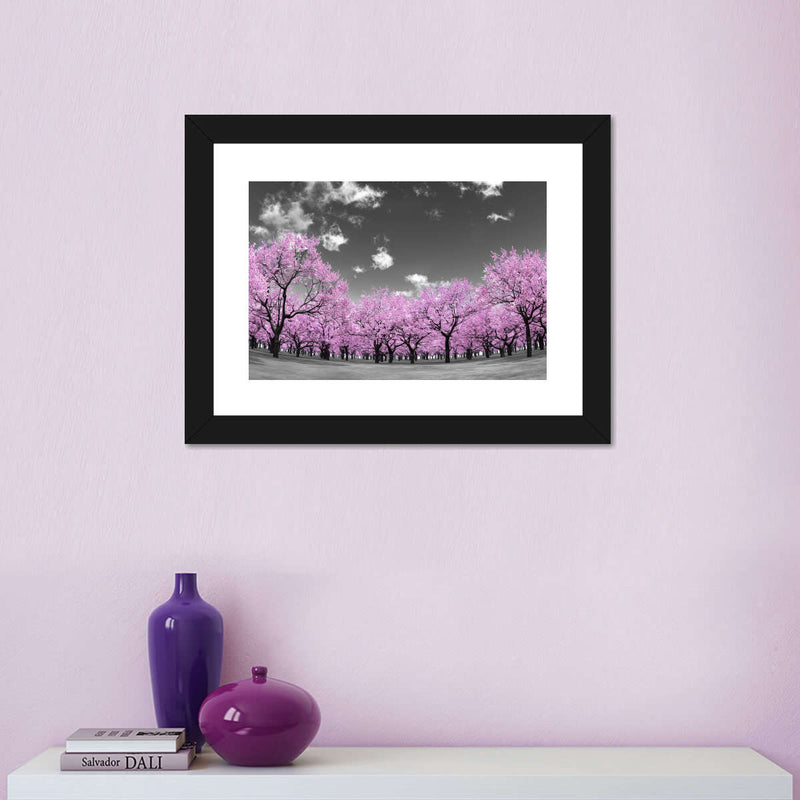 Pop Pink Forest Wall Art