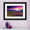 Pink Flowers At Sunset Wall Art