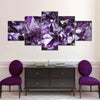 Purple Amethyst Geode Wall Art