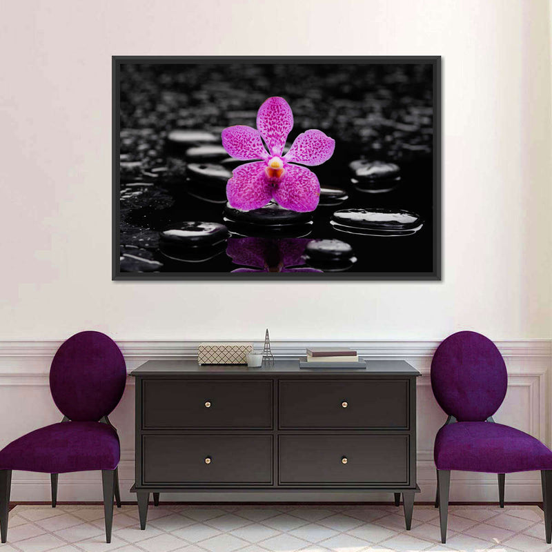 Zen Purple Orchid Wall Art
