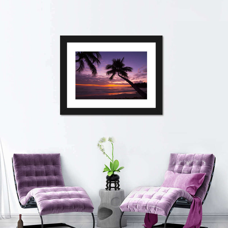 Palm Koh Samui Sunset Wall Art