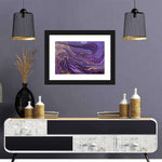 Purple Abstract Wall Art