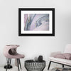 Pink And Grey Abstract Wall Art