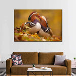 Loving Mandarin Ducks Wall Art