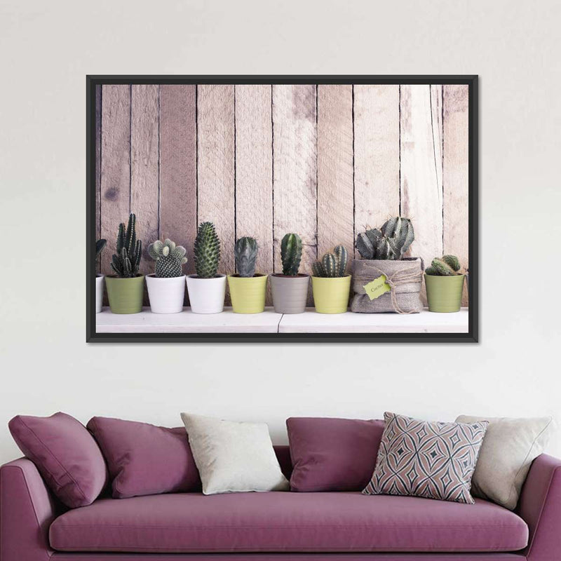 Succulent Plant Pots Wall Art