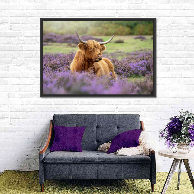 Highland Cow Paradise Wall Art