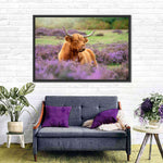 Highland Cow Paradise Wall Art