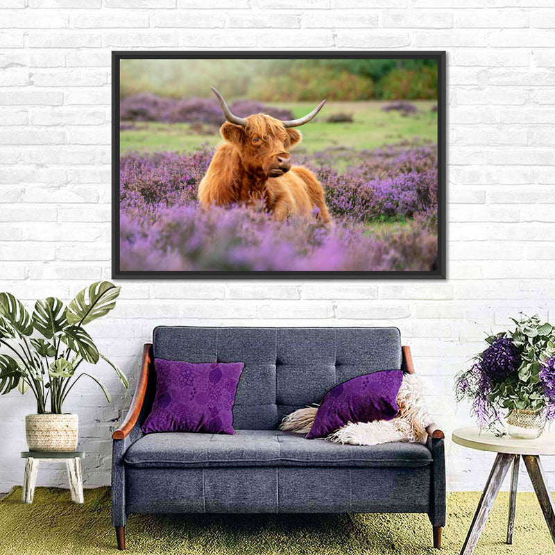 Highland Cow Paradise Wall Art