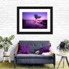 Violet Toned Lake Wall Art
