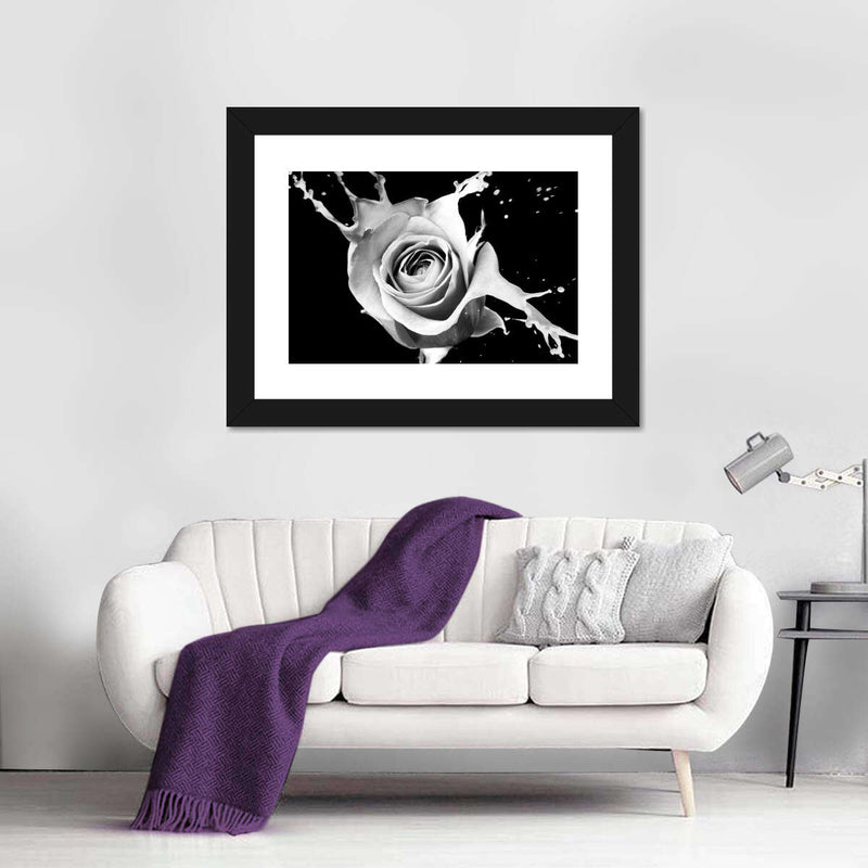 Rose Splash Wall Art