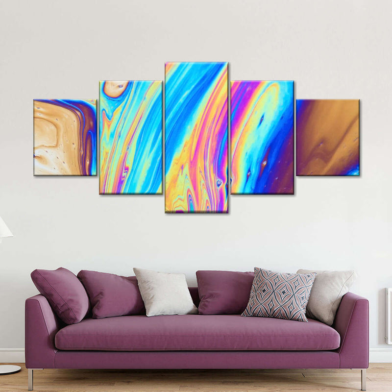 Oil And Water Abstract Wall Art