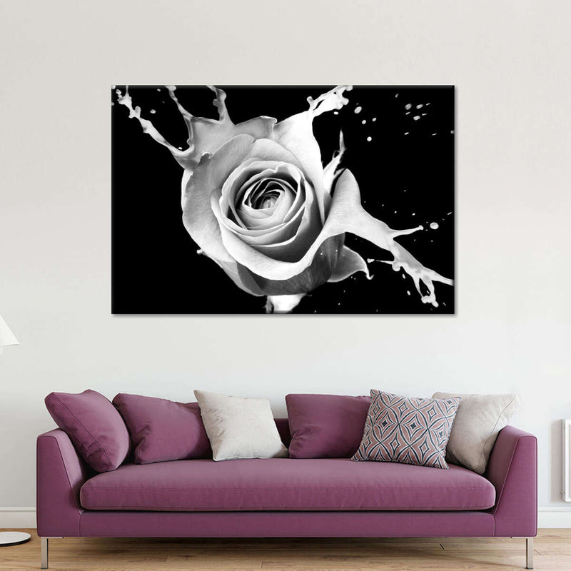 Rose Splash Wall Art