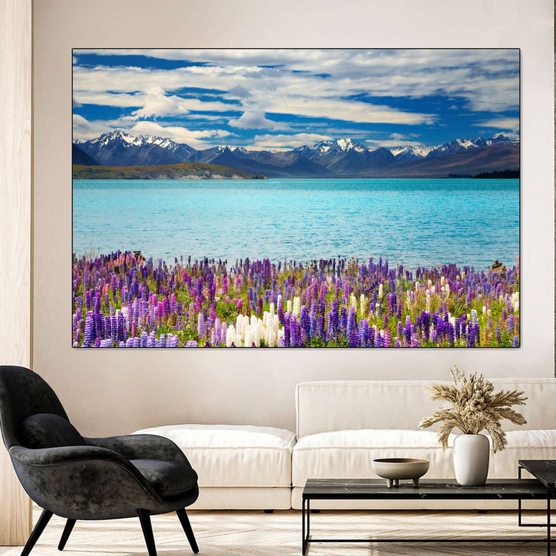 Lake Tekapo Mountain Wall Art