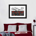 Poppy Field At Dusk Pop Wall Art