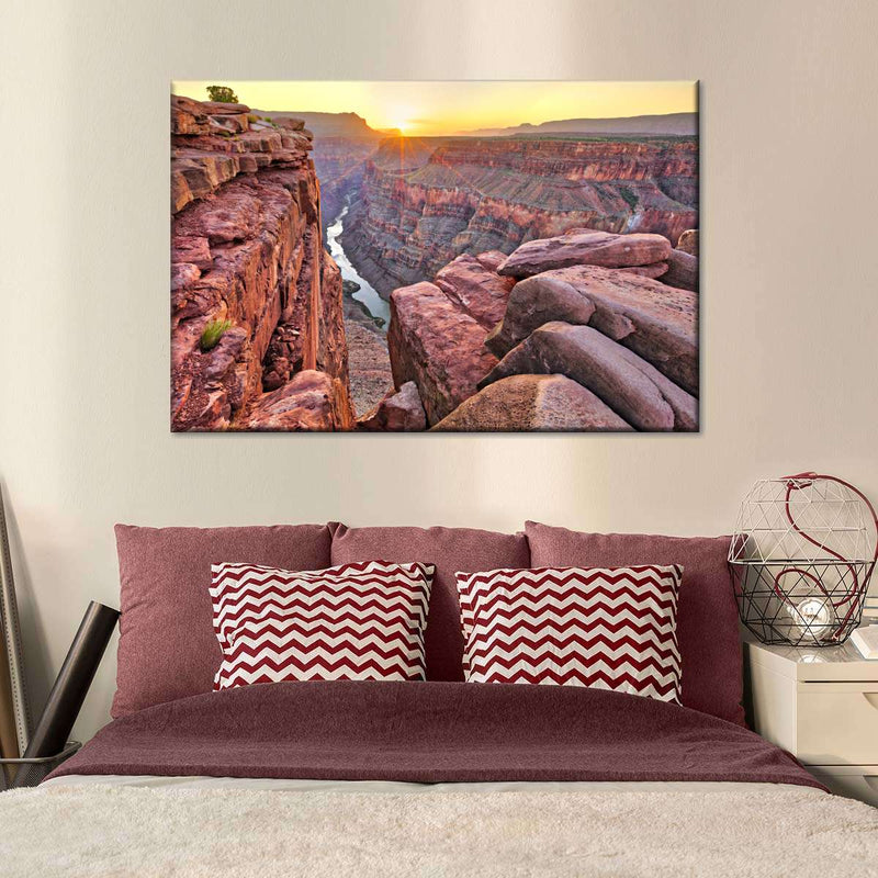 Sunrise Over Grand Canyon Wall Art