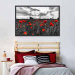 Poppy Field At Dusk Pop Wall Art