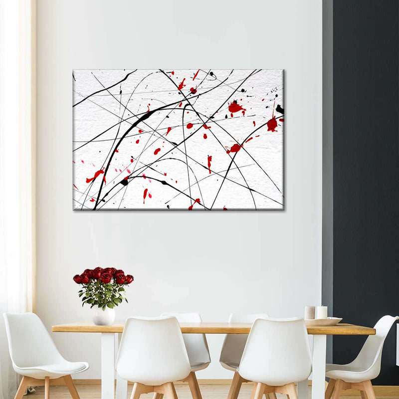 Modern Abstract Splash Wall Art