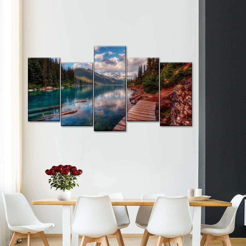 Lake Walkway Wall Art