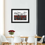 Poppy Field At Dusk Pop Wall Art