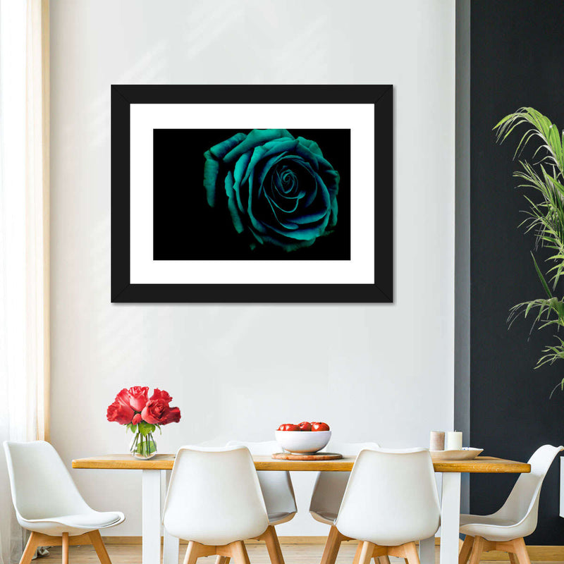 Green Flower Wall Art