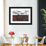 Poppy Field At Dusk Pop Wall Art