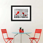 Pop Red Poppies Wall Art