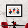 Watercolor Blotches Canvas Set Wall Art