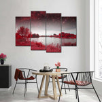 Red Mystical Spring Wall Art