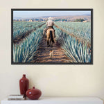 Inspecting Agave Plantation Wall Art