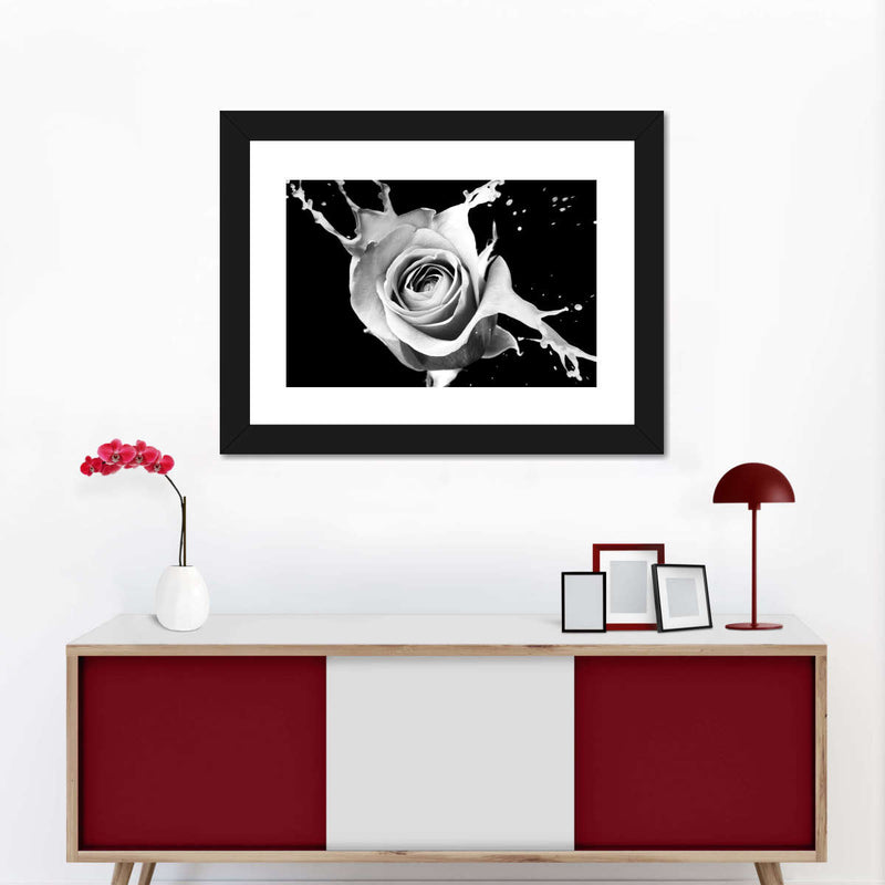 Rose Splash Wall Art