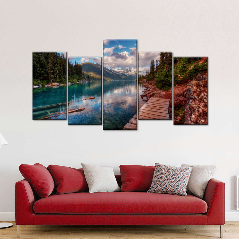 Lake Walkway Wall Art