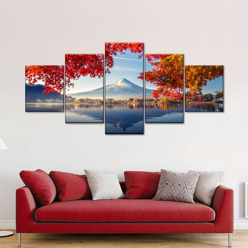 Mount Fuji Autumn Wall Art
