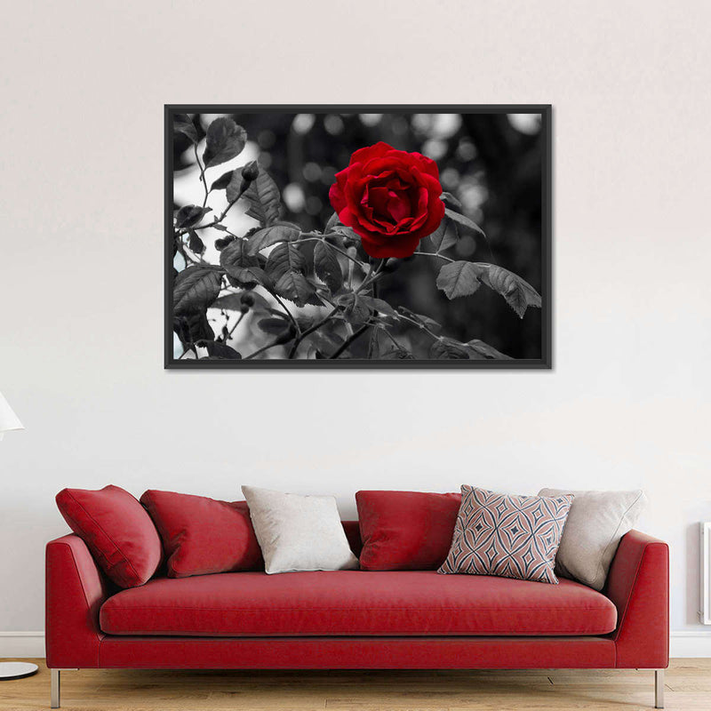 Lone Rose Pop Wall Art