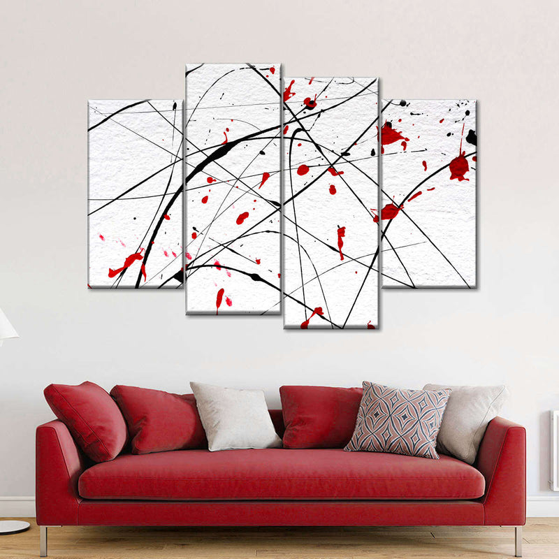 Modern Abstract Splash Wall Art
