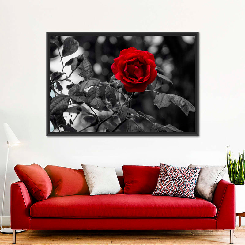 Lone Rose Pop Wall Art