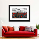 Poppy Field At Dusk Pop Wall Art